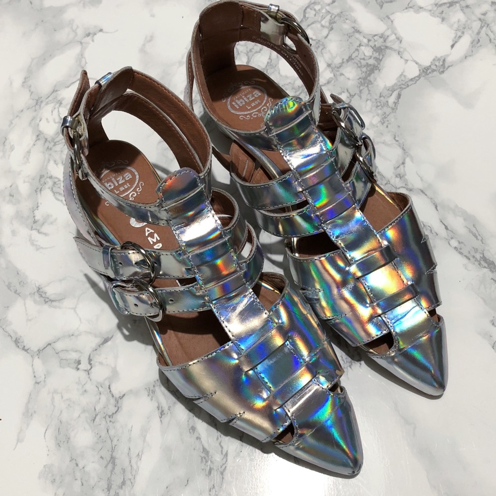 Holographic Jeffrey Campbell DEETZ Flats